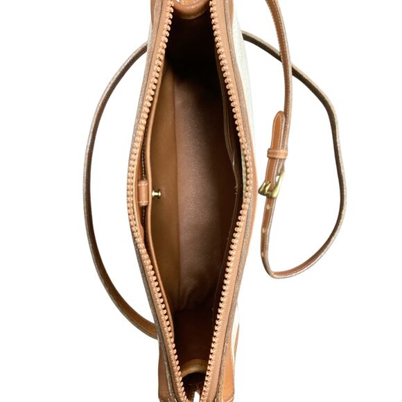 Vintage Dooney &Bourke Purse Women’s 1 Size Pebbled Leather Logo Bag Charm White - Picture 7 of 10